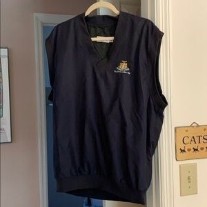 Navy golf vest(shell) size M